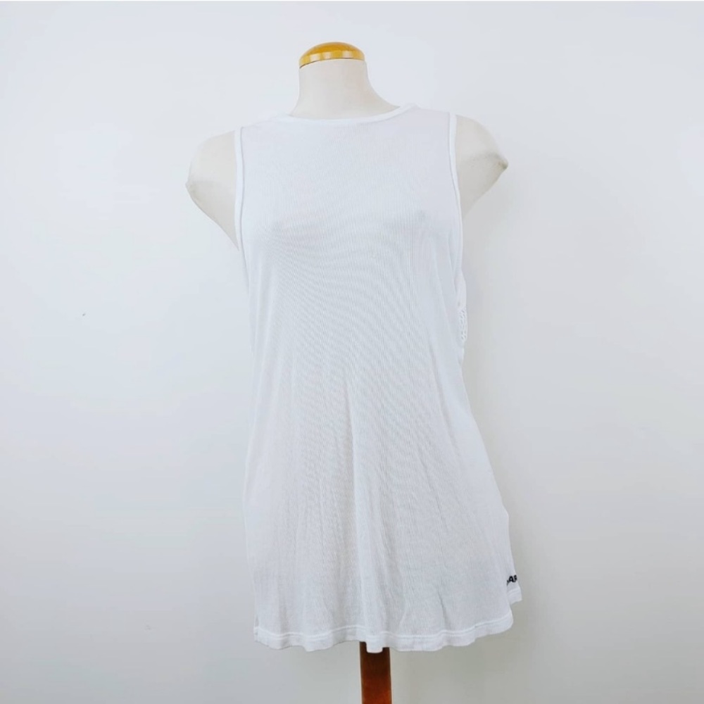 IVY PARK | Ribbed White Tank Top Size Medium Lady
